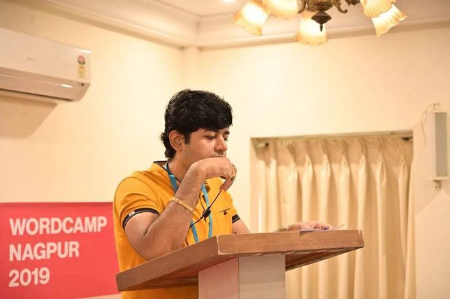 Sonal Sinha Speaking at WordCamp-2019