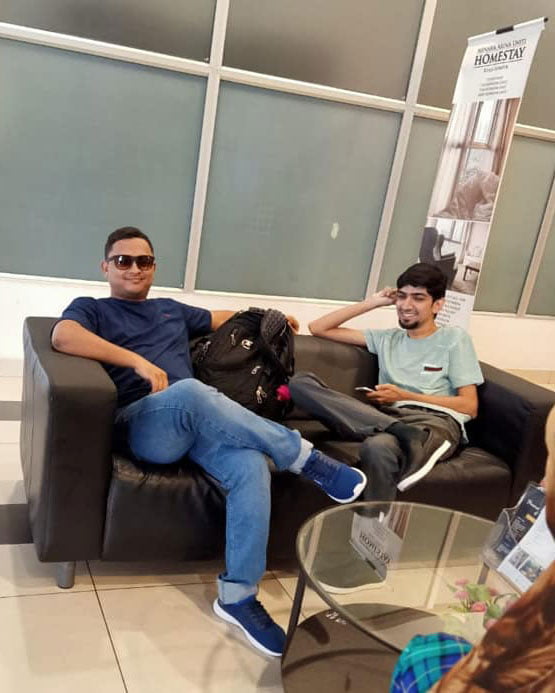 Munir Kamal with Essa