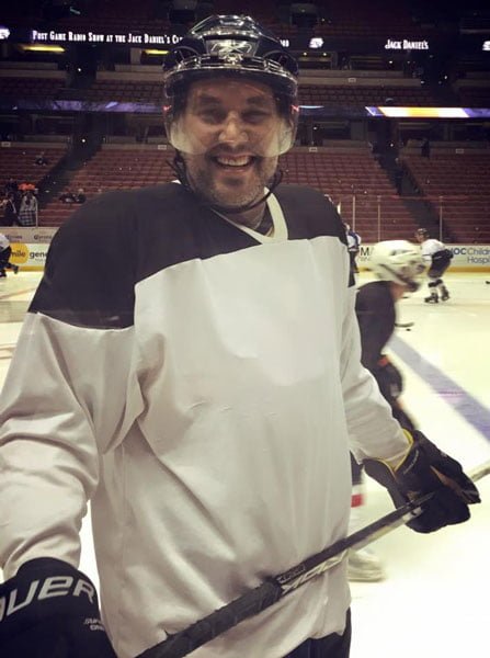 Jarrett Gucci Playing Hockey