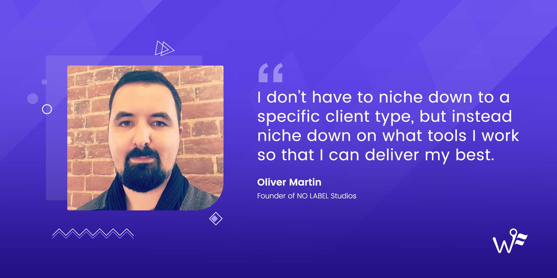 Oliver Martin of NO LABEL Studios