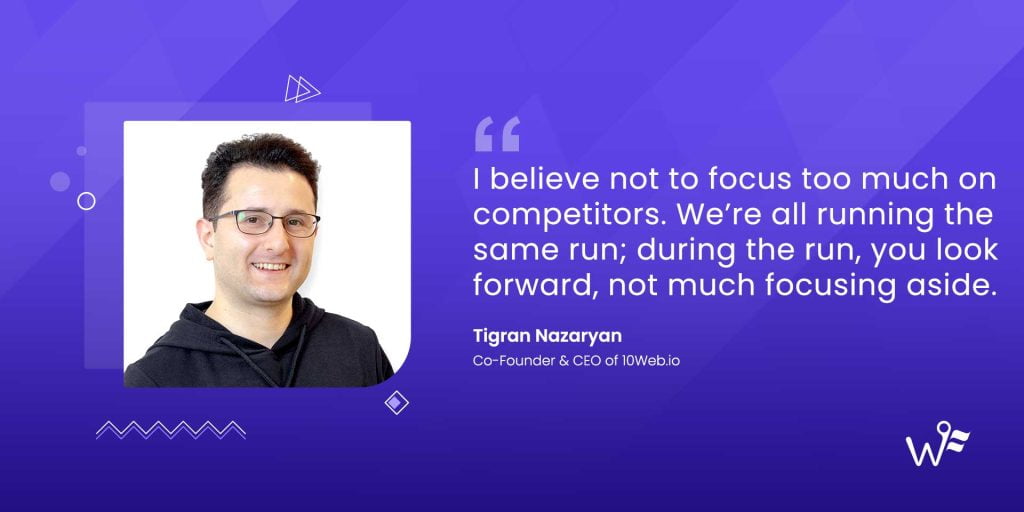 Tigran Nazaryan of 10Web.io Hosting
