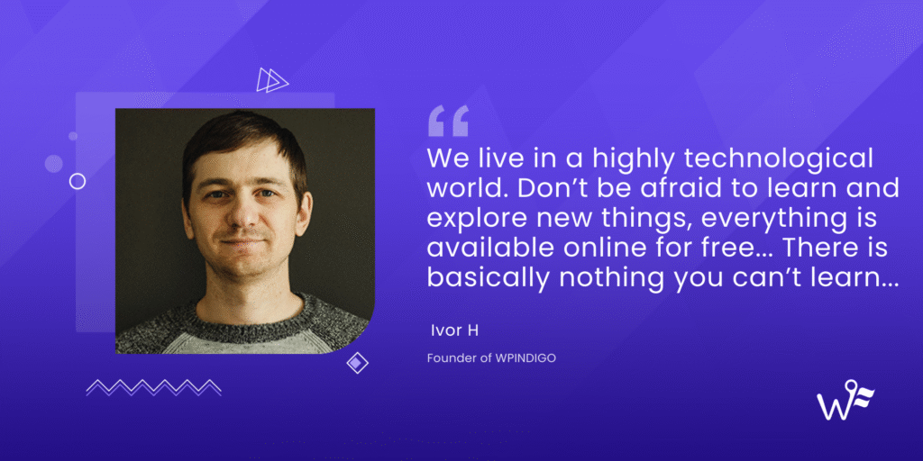 Ivor H Founder of WPINDIGO